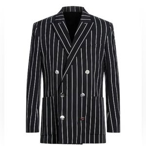 BALMAIN stripe blazer US38    IT48
Blazers